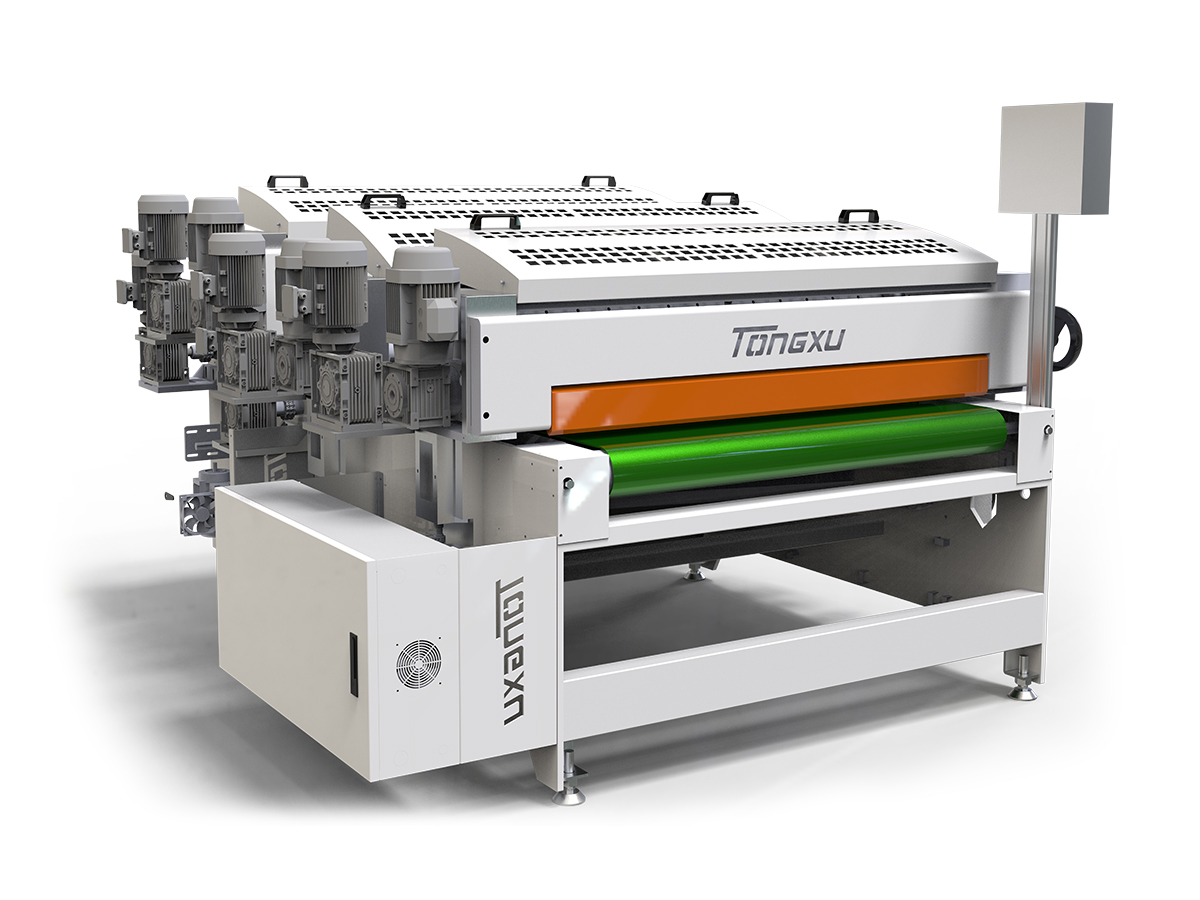 Tre-vals precisionsbeläggningsmaskin